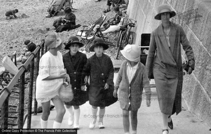 Photo of Penzance, Leaving The Beach 1927