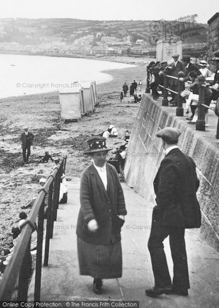 Photo of Penzance, Looking Towards The Sands 1920