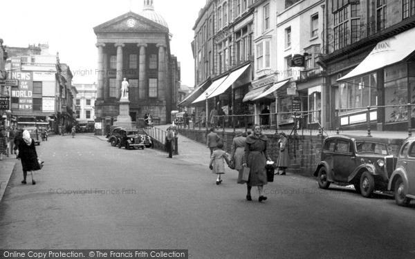 Photo of Penzance, Market Jew Street c.1955