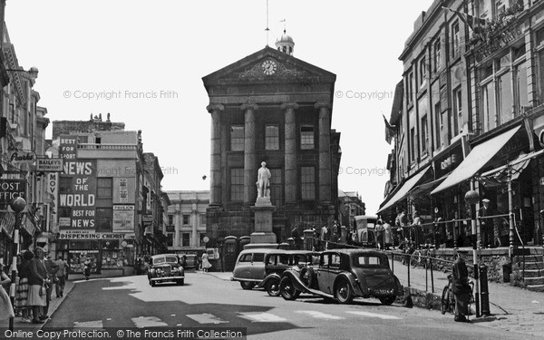 Photo of Penzance, Market Jew Street c.1955