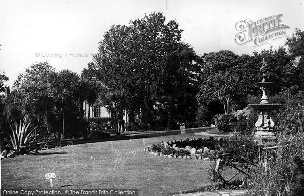 Photo of Penzance, Morrab Gardens c.1955