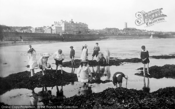 Photo of Penzance, On The Rocks 1906