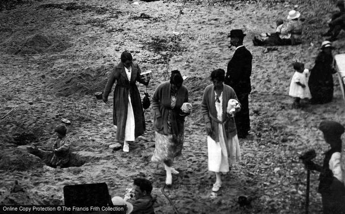 Photo of Penzance, People On The Sands 1920