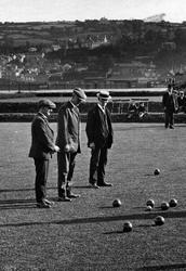 Playing Bowls 1920, Penzance