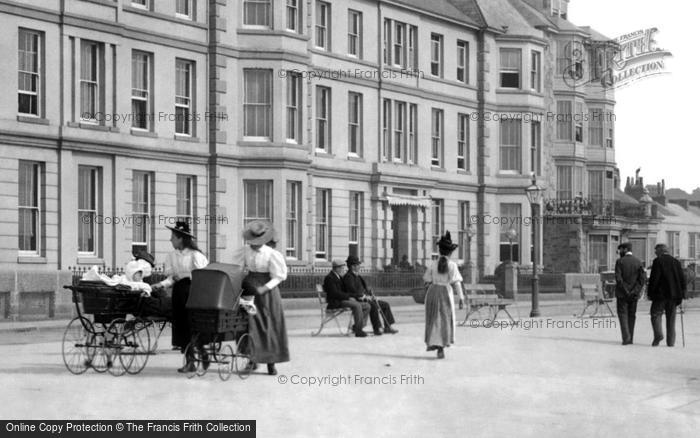 Photo of Penzance, Promenading 1897