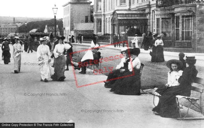 Photo of Penzance, Promenading 1904
