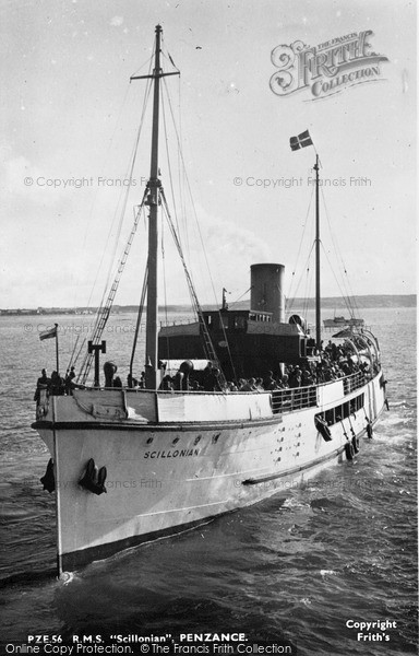 Photo of Penzance, Rms Scillonian c.1960