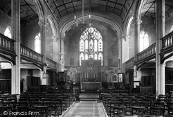 St Mary's Church, Interior 1906, Penzance