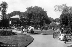 The Bandstand,  Morrab Gardens 1906, Penzance
