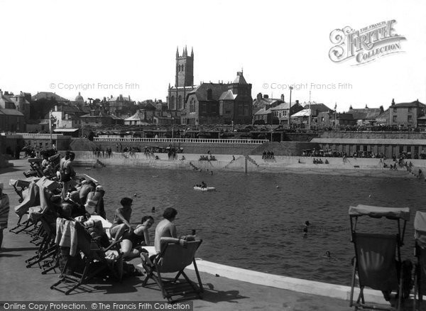 Photo of Penzance, The Bathing Pool 1935