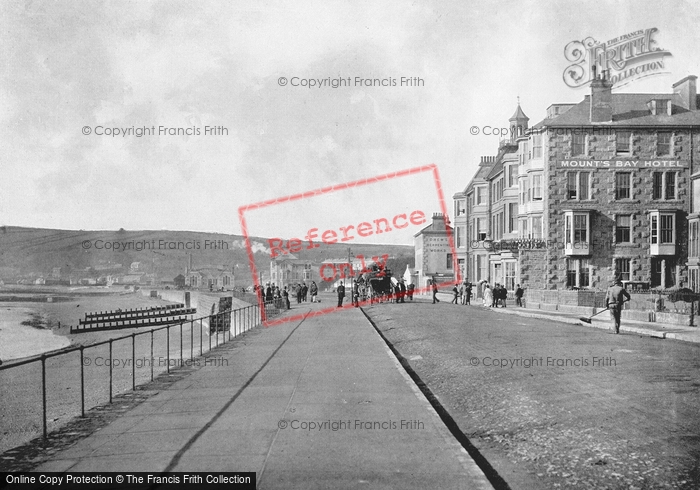 Photo of Penzance, The Esplanade c.1895