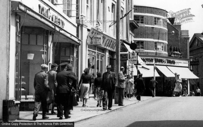 Photo of Penzance, The Greenmarket c.1955