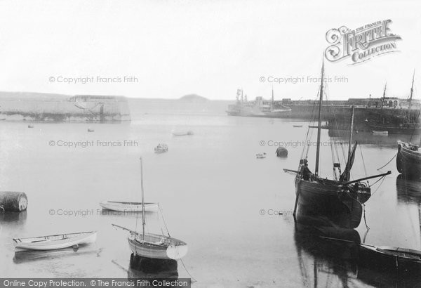 Photo of Penzance, The Harbour 1893