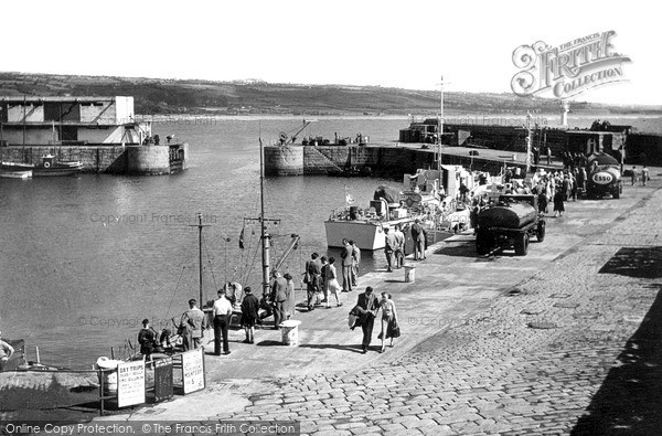 Photo of Penzance, The Harbour c.1955