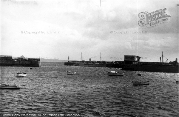 Photo of Penzance, The Harbour Entrance c.1955