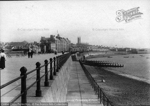 Photo of Penzance, The Promenade 1897