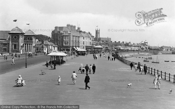 Photo of Penzance, The Promenade 1925