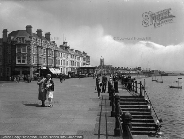 Photo of Penzance, The Promenade 1925