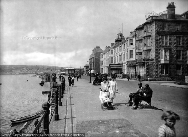 Photo of Penzance, The Promenade 1925