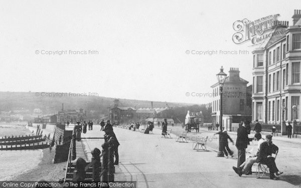 Photo of Penzance, The Promenade And Drew's Serpentine Works 1897