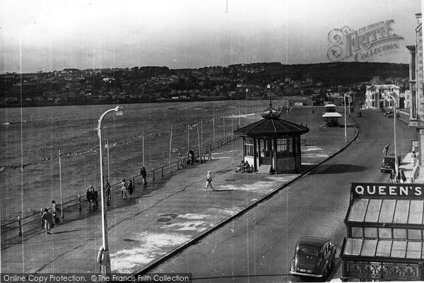 Photo of Penzance, The Promenade c.1955