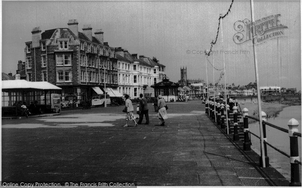 Photo of Penzance, The Promenade c.1955