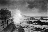 The Promenade, Rough Sea 1897, Penzance
