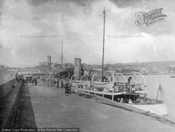 Photo of Penzance, The Scilly Boat 1927