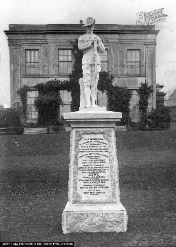 Penzance, the South African War Memorial 1906