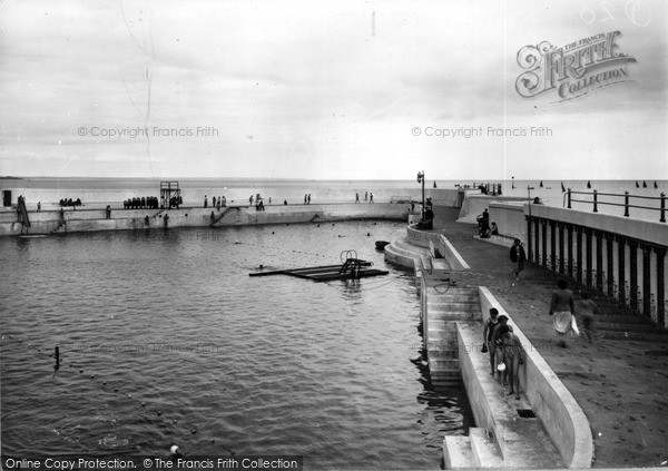Photo of Penzance, The Swimming Pool c.1955