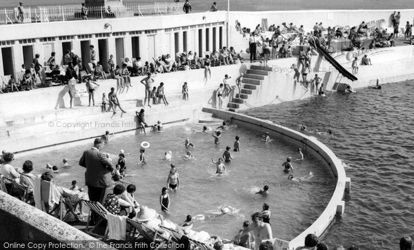 Photo of Penzance, The Swimming Pool c.1960