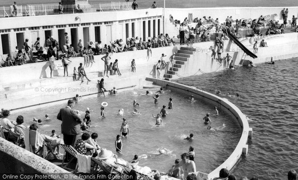 Photo of Penzance, The Swimming Pool c.1960