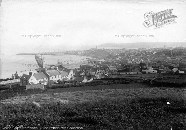 Photo of Penzance, The Town And Harbour 1890