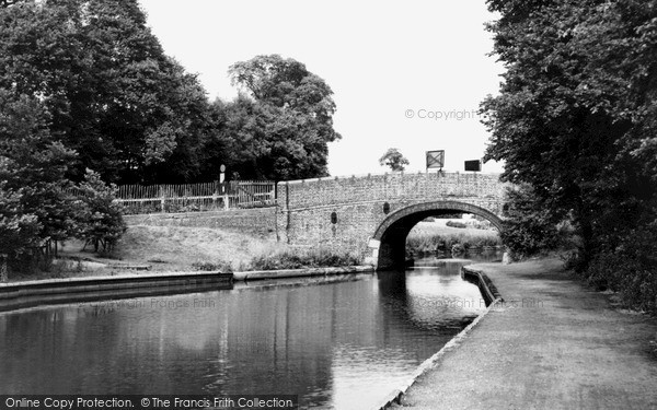 Photo of Perivale, The Canal c.1965