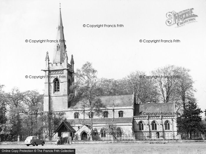 Photo of Perlethorpe, St John's Church c.1955