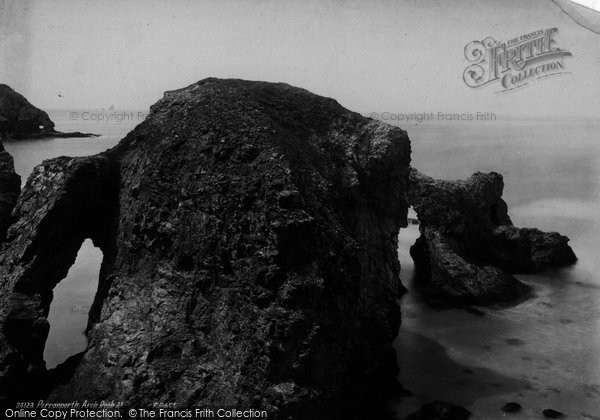 Photo of Perranporth, Arch Rock 1890