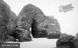 Arch Rock From East 1890, Perranporth