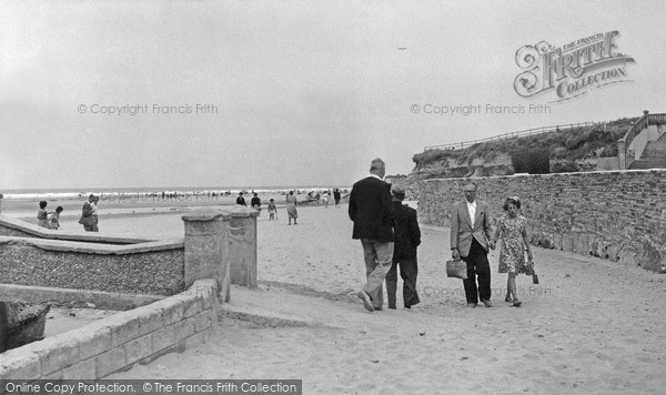 Photo of Perranporth, Beach c.1960