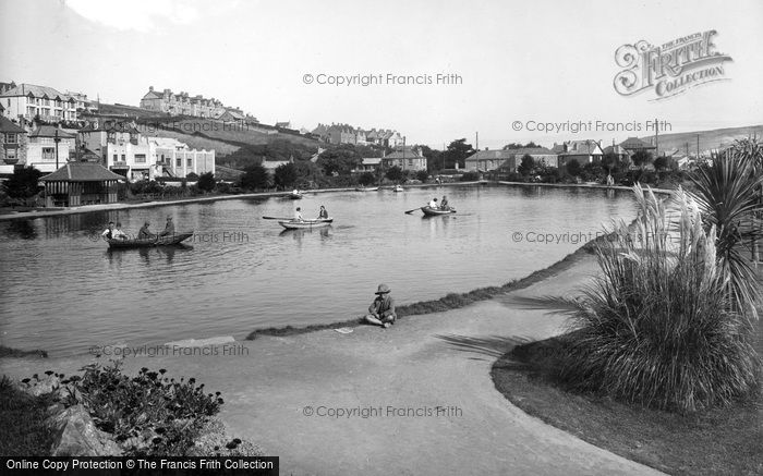 Photo of Perranporth, Boscawen Lake 1935