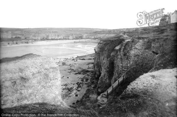 Photo of Perranporth, Cliff Steps 1912