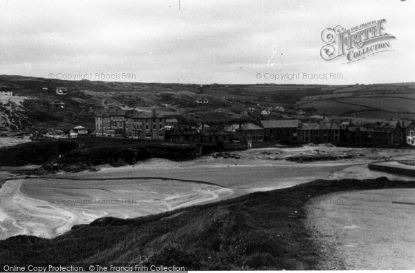 Photo of Perranporth, From Headland Hotel c.1960
