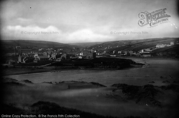 Photo of Perranporth, From Sandhills 1890