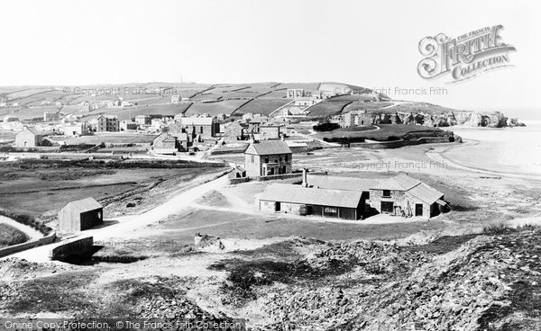 Photo of Perranporth, From Sandhills 1893