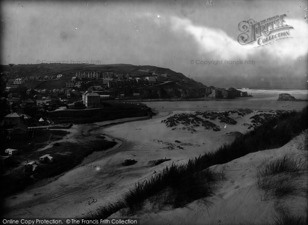 Photo of Perranporth, From Sandhills 1935