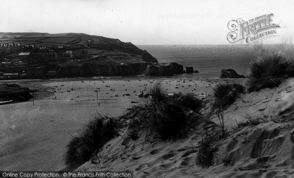 Photo of Perranporth, From Sandhills c.1960