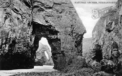 Natural Arches c.1925, Perranporth