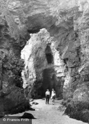 Natural Archway c.1960, Perranporth