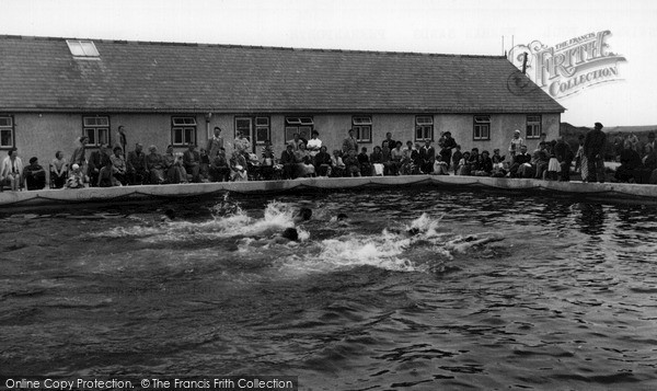 Photo of Perranporth, Perran Sands Swimming Pool c.1960
