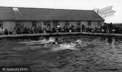 Perran Sands Swimming Pool c.1960, Perranporth