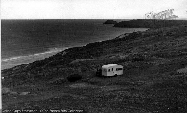 Photo of Perranporth, Quiet Seclusion At Sands Holiday Camp c.1960